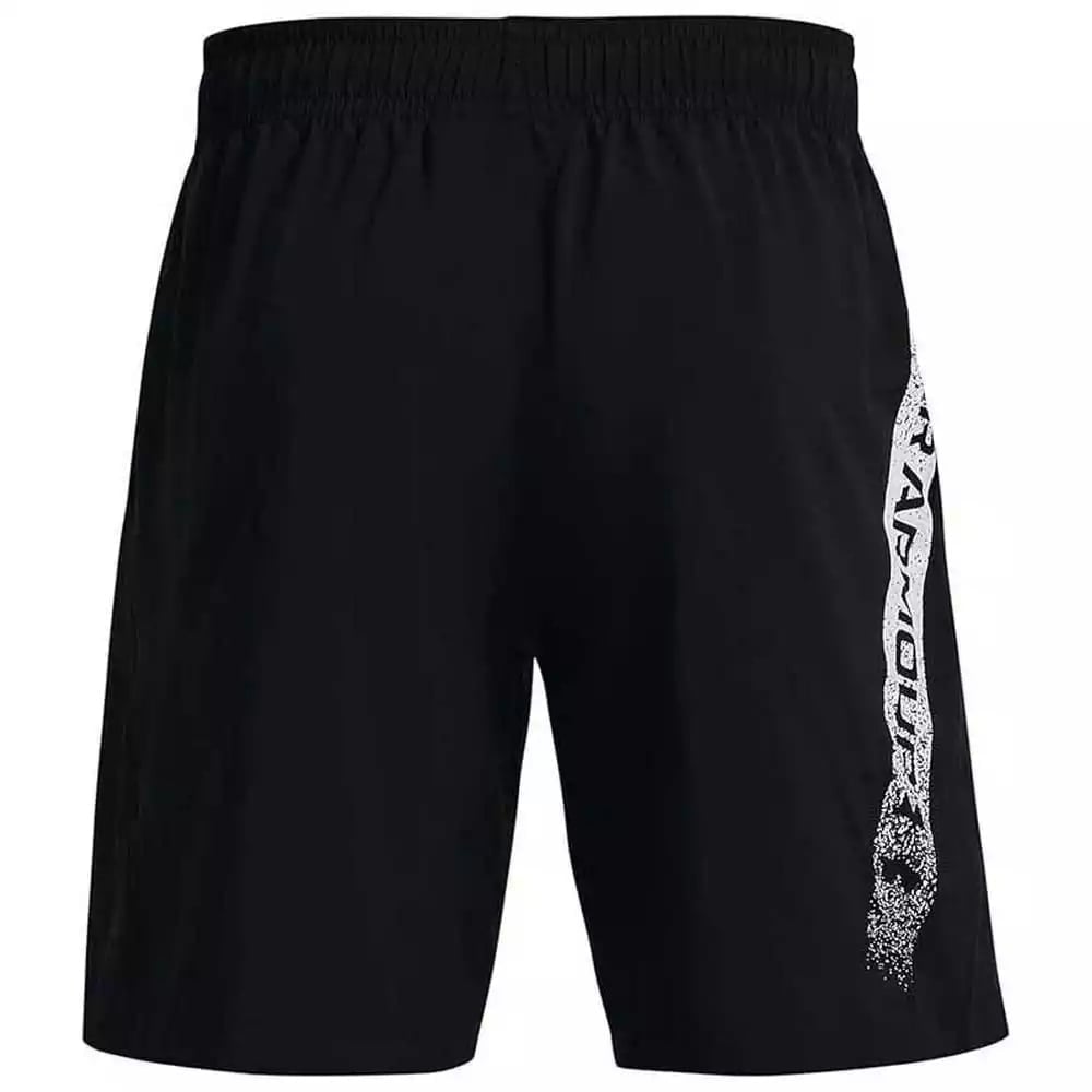 SHORT HOMBRE UNDER ARMOUR WOVEN WDMK 1383356-001 NEGRO - 5