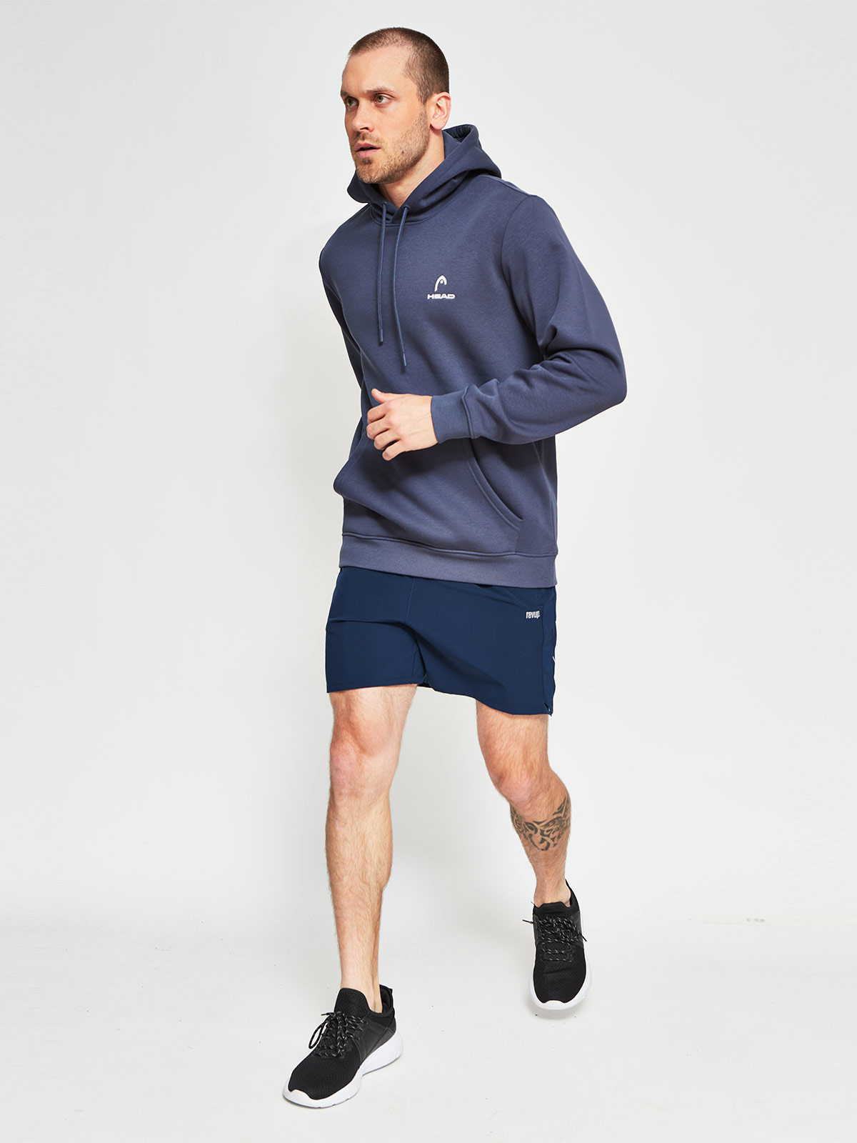 POLERÓN DEPORTIVO HOMBRE HEAD LOGITO CANGURO - 4