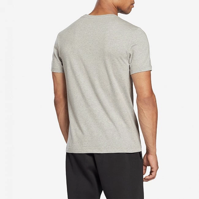 POLO DEPORTIVO HOMBRE REEBOK IDENTITY STACKED LOGO T-SHIRT 100071173 GRIS - 2