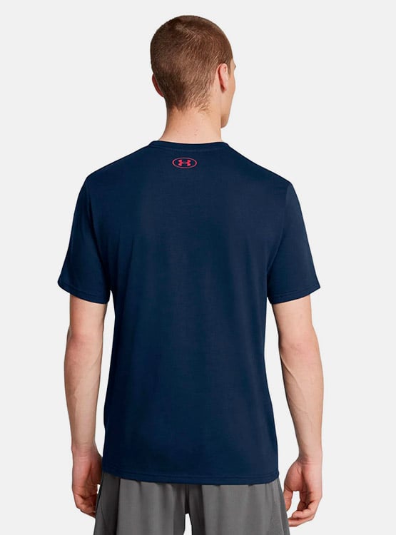POLO HOMBRE UNDER ARMOUR 1386793-408 ALGODÓN AZUL - 2