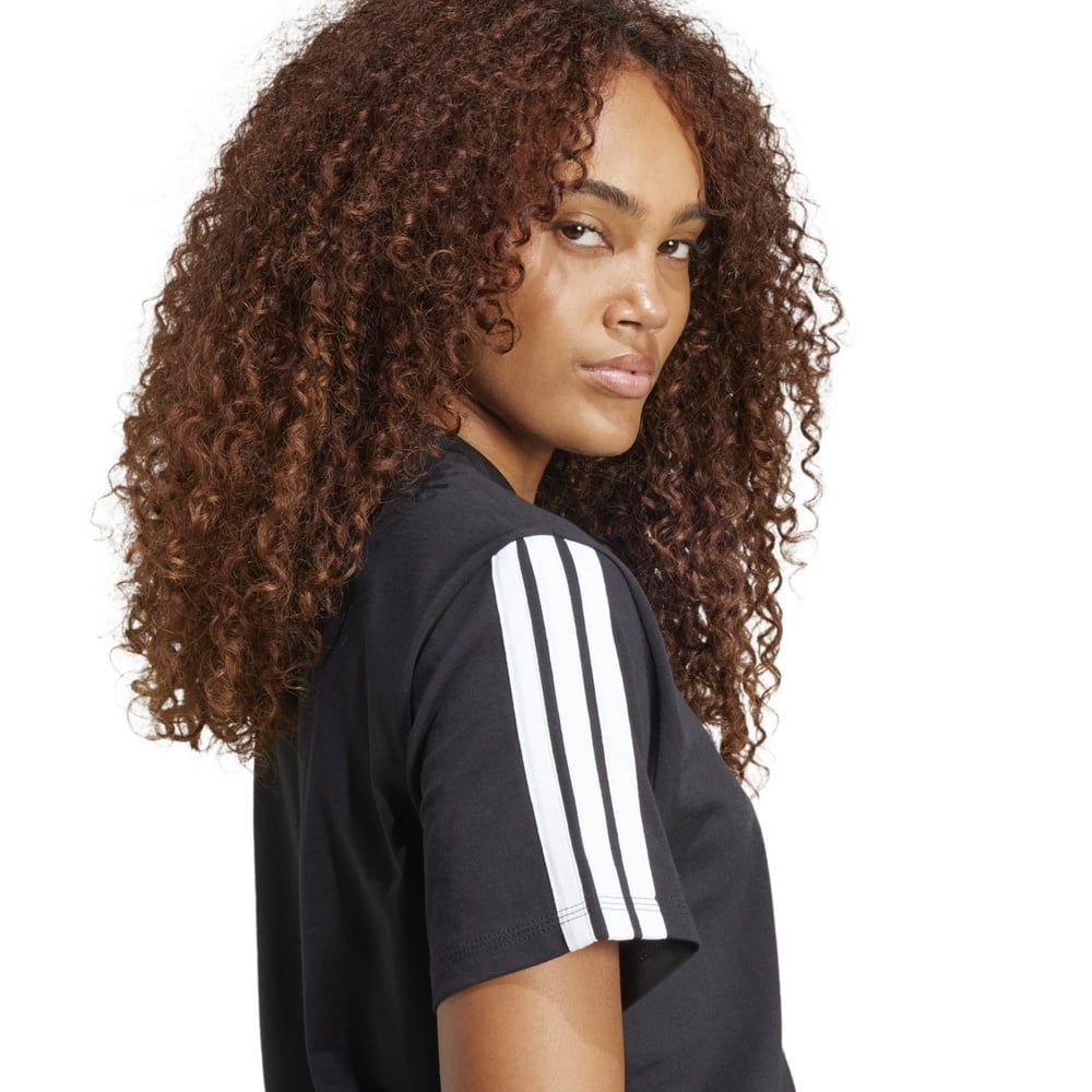 CAMISETA MUJER ADIDAS ESSENTIALS ALGODÓN NEGRO - 4