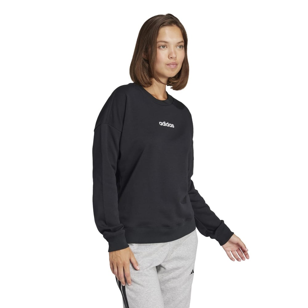 POLERA DEPORTIVA MUJER ADIDAS ESSENTIALS JG8648 ALGODÓN NEGRO - 3