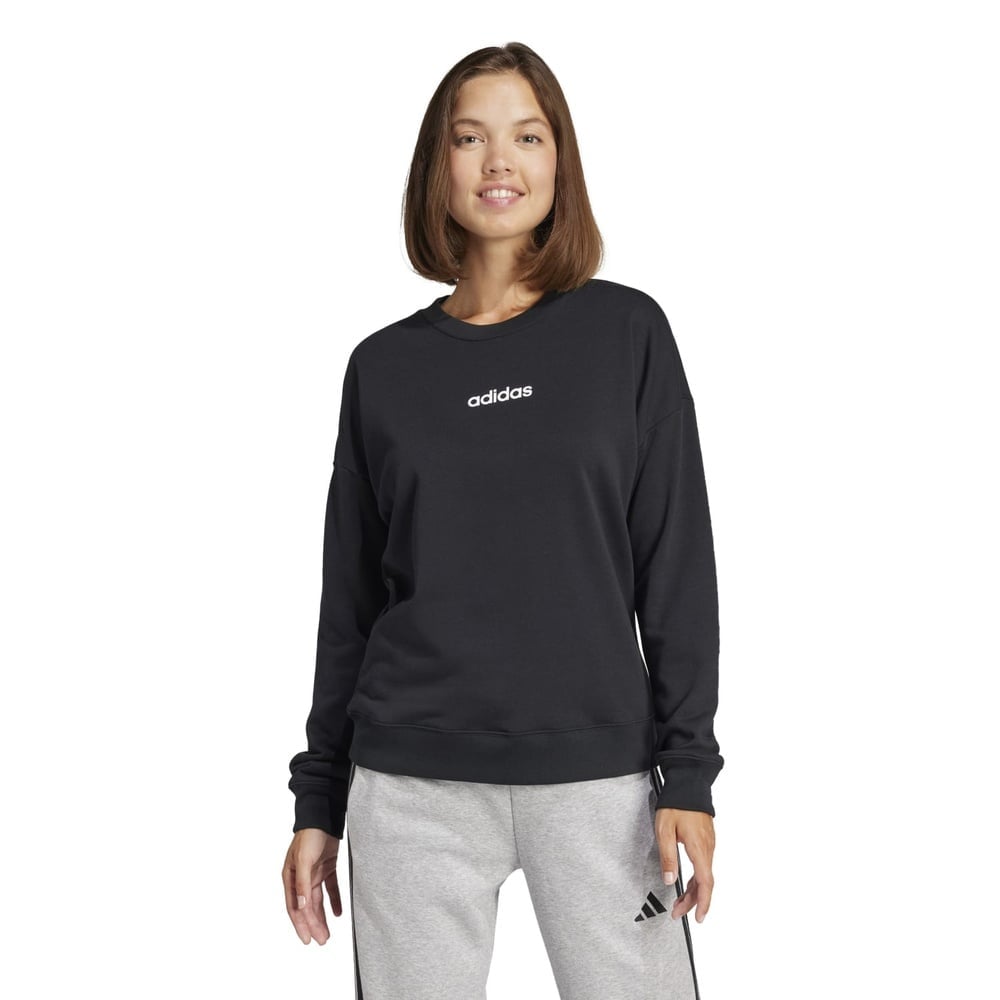 POLERA DEPORTIVA MUJER ADIDAS ESSENTIALS JG8648 ALGODÓN NEGRO - 1