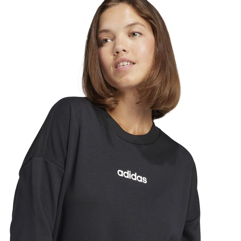 POLERA DEPORTIVA MUJER ADIDAS ESSENTIALS JG8648 ALGODÓN NEGRO - 4