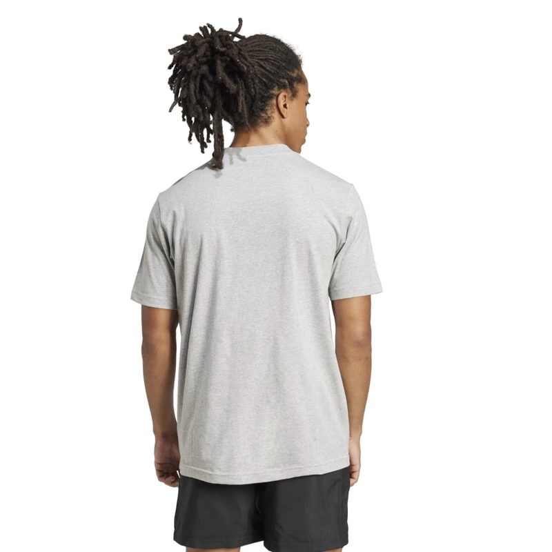 CAMISETA HOMBRE ADIDAS ESSENTIALS ALGODÓN GRIS - 2