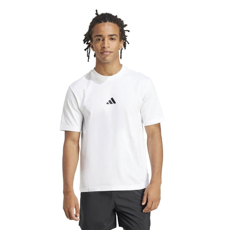 CAMISETA HOMBRE ADIDAS ESSENTIALS ALGODÓN BLANCO - 1