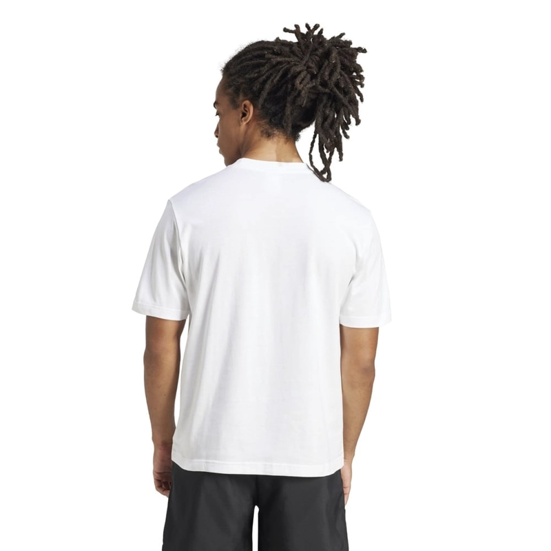 CAMISETA HOMBRE ADIDAS ESSENTIALS ALGODÓN BLANCO - 2