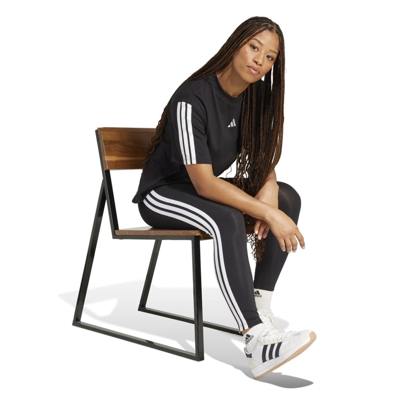 MALLA DEPORTIVA MUJER ADIDAS ESSENTIALS ALGODÓN NEGRO - 3