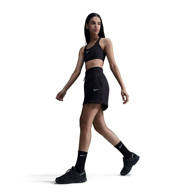 TOP DEPORTIVO MUJER NIKE SWOOSH MEDIUM SUPPORT DX6821-010 NEGRO - 1