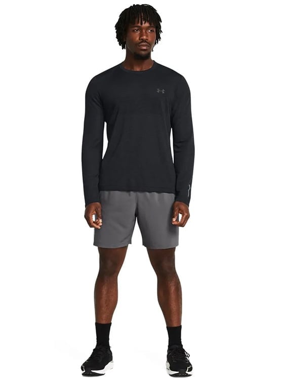 SHORT DEPORTIVO RUNNING HOMBRE UNDER ARMOUR LAUNCH 7'' 1382620-025 GRIS - 5