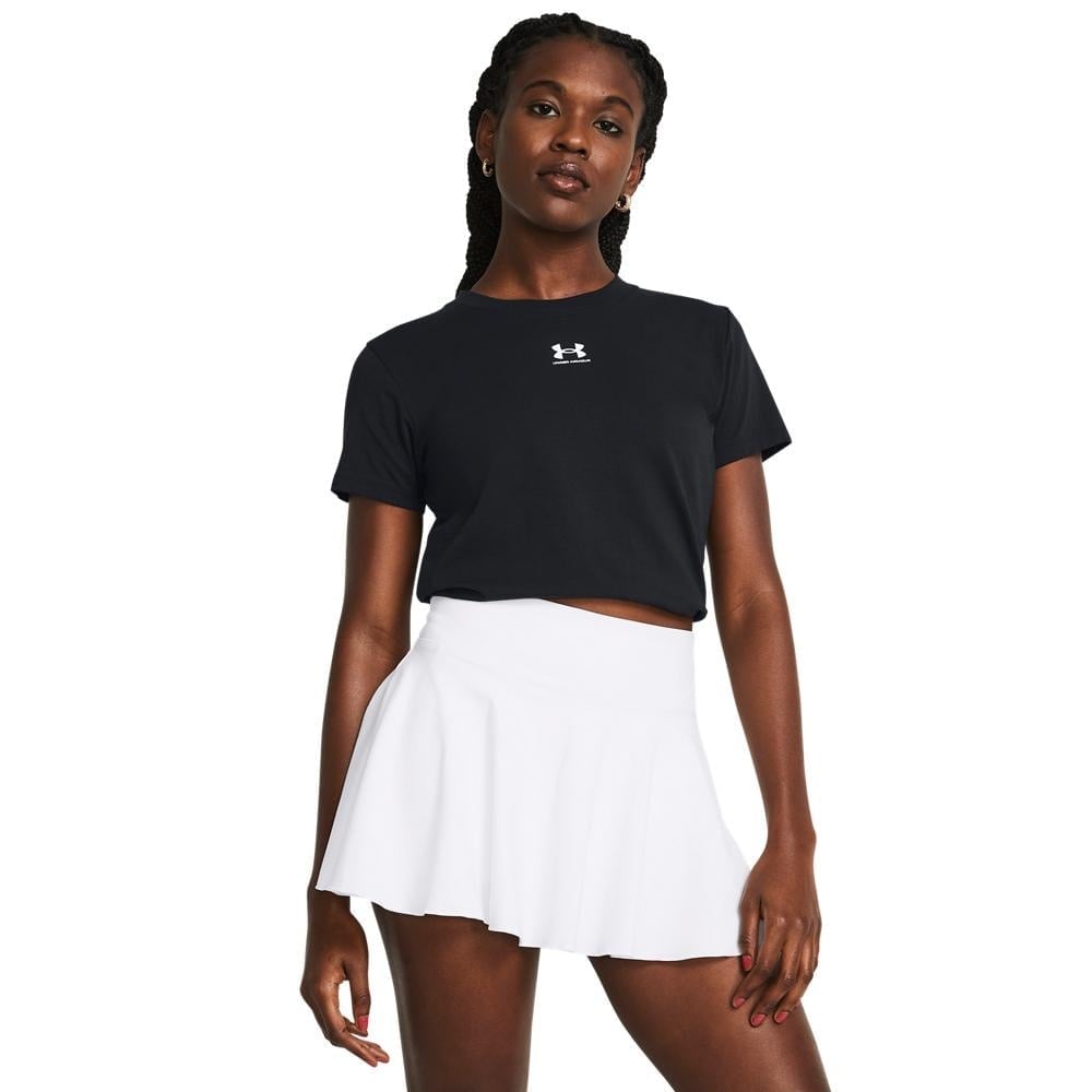 POLO DEPORTIVO MUJER UNDER ARMOUR OFF CAMPUS CORE 1383648-001 ALGODÓN NEGRO - 1