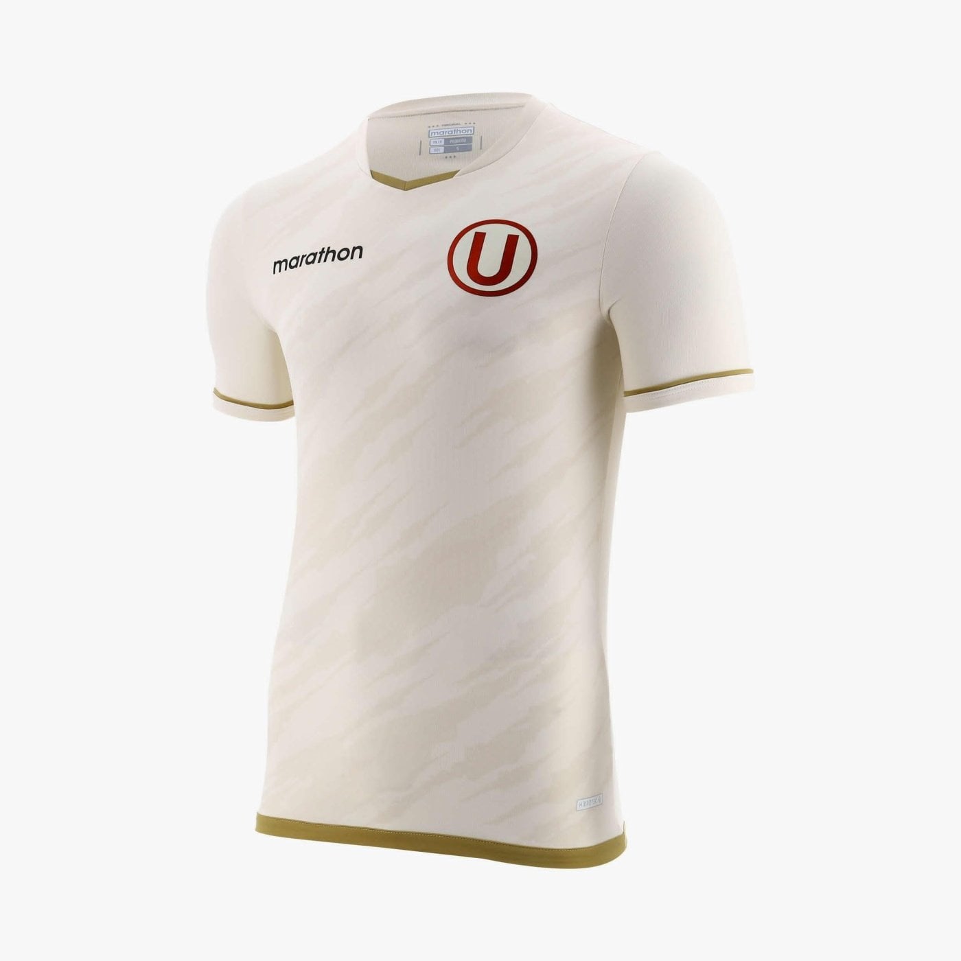 CAMISETA HOMBRE MARATHON FÚTBOL OFICIAL UNIVERSITARIO 2025 CREMA - 1