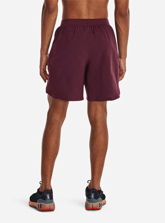 SHORT RUNNING HOMBRE UNDER ARMOUR LAUNCH RUN 7'' 1361493-600 GUINDA - 2