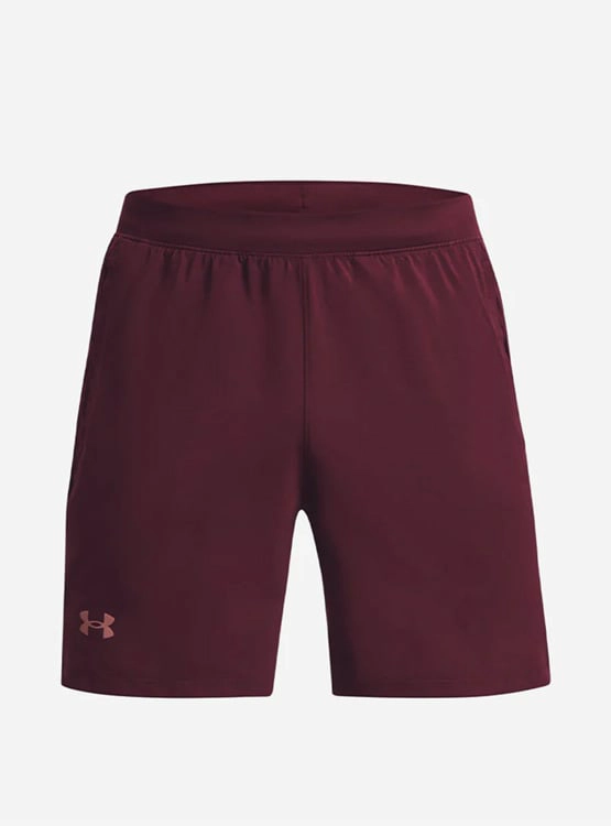SHORT RUNNING HOMBRE UNDER ARMOUR LAUNCH RUN 7'' 1361493-600 GUINDA - 5
