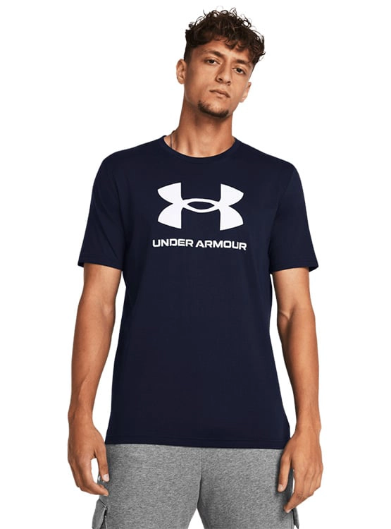 POLO HOMBRE UNDER ARMOUR MANGA CORTA SPORTSTYLE 1382911-408 ALGODÓN AZUL - 1