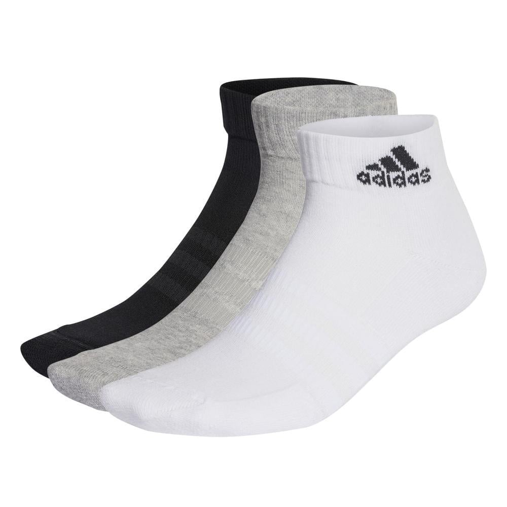 MEDIAS UNISEX ADIDAS IC1281 ALGODÓN GRIS 3-PACK TOBILLERAS DEPORTIVAS - 1