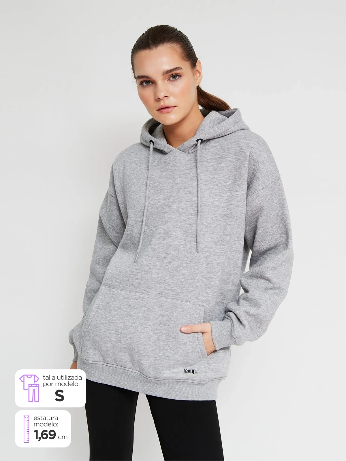 POLERA HOODIE MUJER REVUP - 1