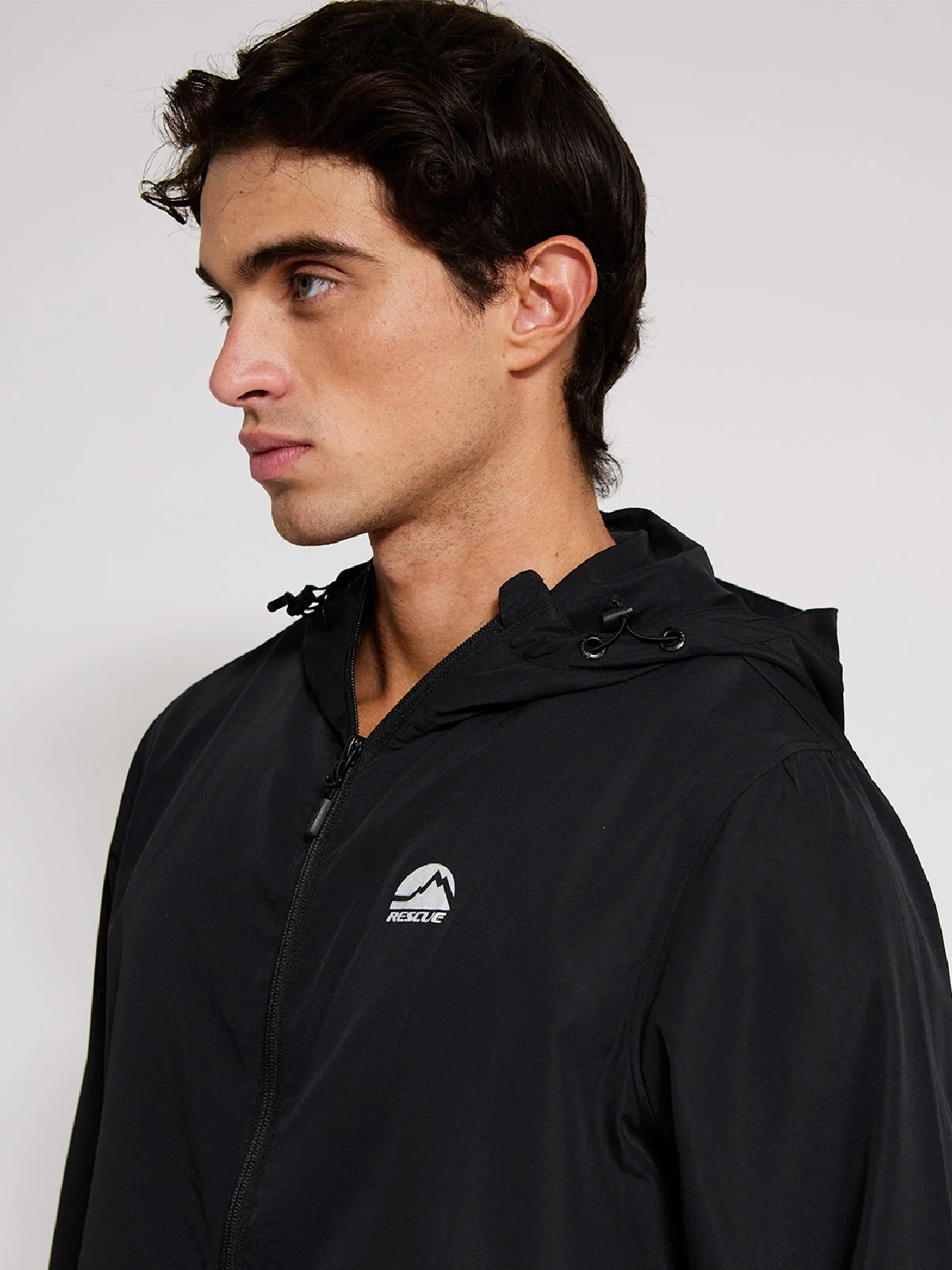 CASACA CORTAVIENTO HOMBRE RESCUE NEGRO WIND - 3