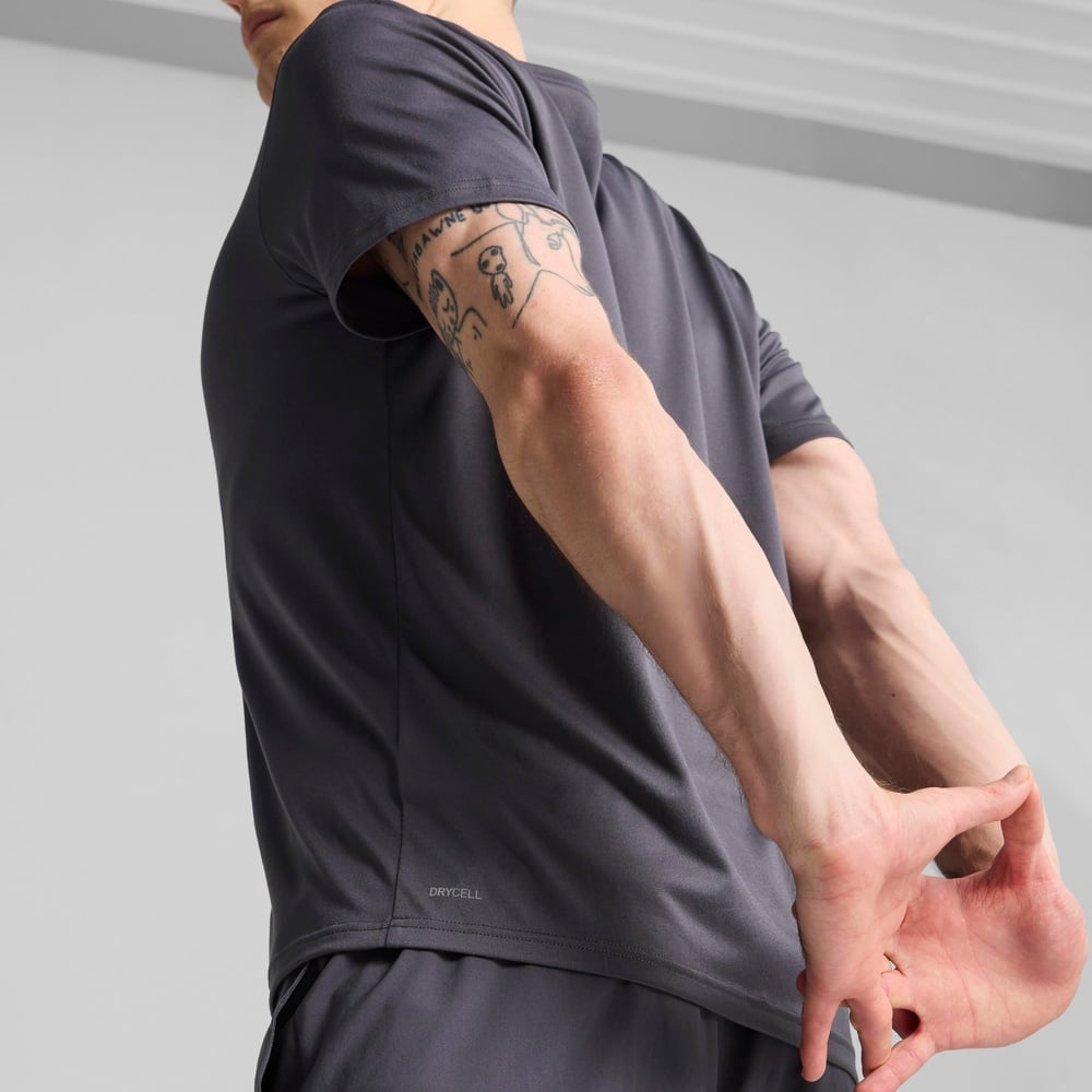 POLO DEPORTIVO MANGA CORTA HOMBRE PUMA TAD ESSENTIALS LEFT CHEST LOGO TEE 525908 69 GRIS - 2