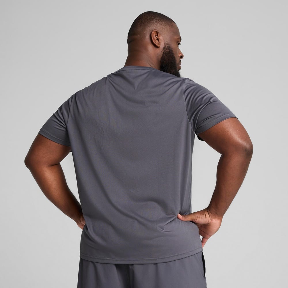 POLO DEPORTIVO MANGA CORTA HOMBRE PUMA TAD ESSENTIALS LEFT CHEST LOGO TEE 525908 69 GRIS - 4
