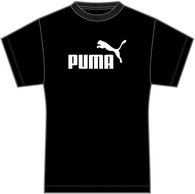 POLO DEPORTIVO MUJER PUMA MANGA CORTA ESSENTIALS N°1 LOGO TEE 682370 01 ALGODÓN NEGRO - 4