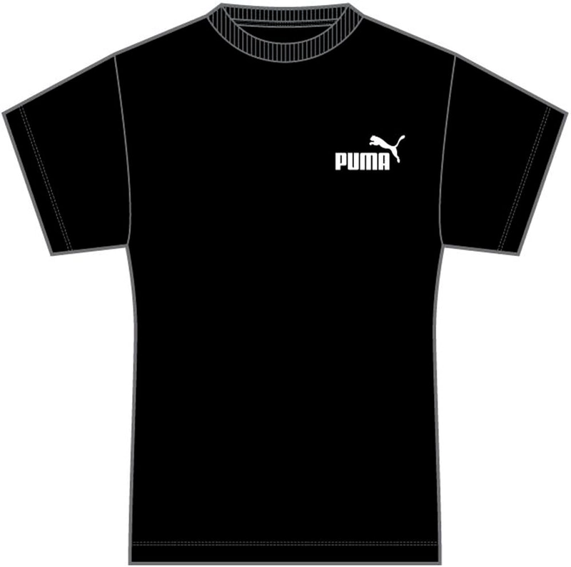 POLO DEPORTIVO MUJER PUMA MANGA CORTA ESSENTIALS SMALL N°1 LOGO TEE 682372 01 ALGODÓN NEGRO - 6