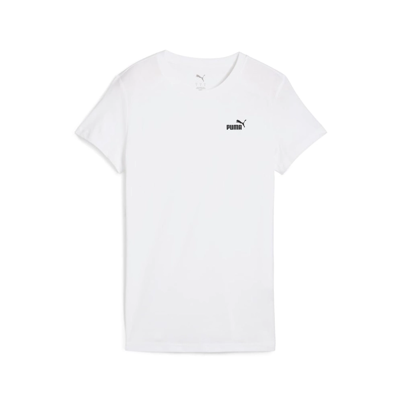 POLO DEPORTIVO ALGODÓN MUJER PUMA MANGA CORTA BLANCO ESSENTIALS SMALL N°1 LOGO TEE - 4