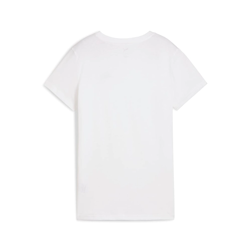 POLO DEPORTIVO ALGODÓN MUJER PUMA MANGA CORTA BLANCO ESSENTIALS SMALL N°1 LOGO TEE - 5