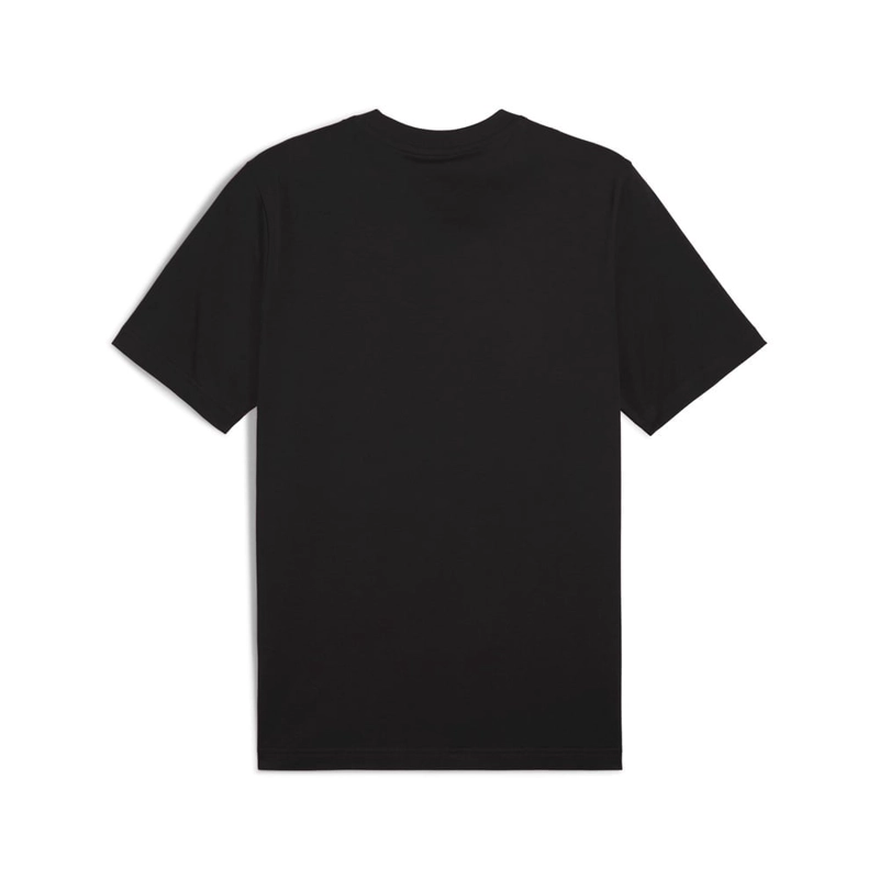 POLO DEPORTIVO HOMBRE PUMA MANGA CORTA ESSENTIALS SMALL N°1 LOGO TEE 682534 01 ALGODÓN NEGRO - 7