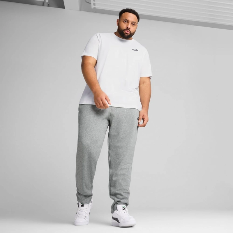 POLO DEPORTIVO HOMBRE PUMA MANGA CORTA ESSENTIALS SMALL N°1 LOGO TEE 682534 02 ALGODÓN BLANCO - 3