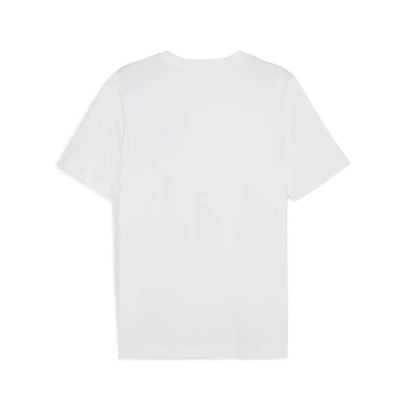 POLO DEPORTIVO HOMBRE PUMA MANGA CORTA ESSENTIALS SMALL N°1 LOGO TEE 682534 02 ALGODÓN BLANCO - 7