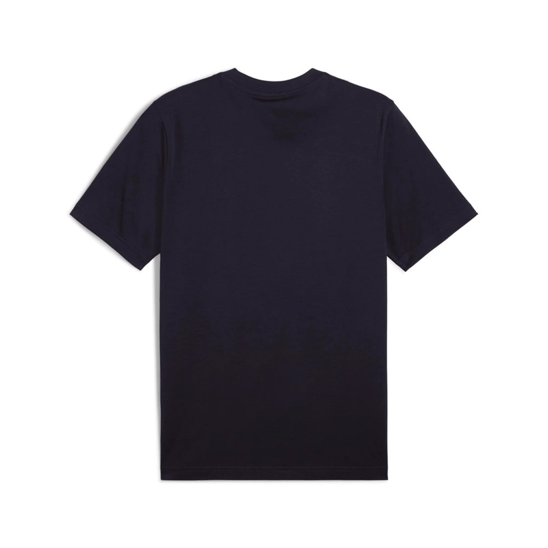 POLO DEPORTIVO HOMBRE PUMA MANGA CORTA ESSENTIALS SMALL N1 LOGO TEE ALGODÓN AZUL - 5