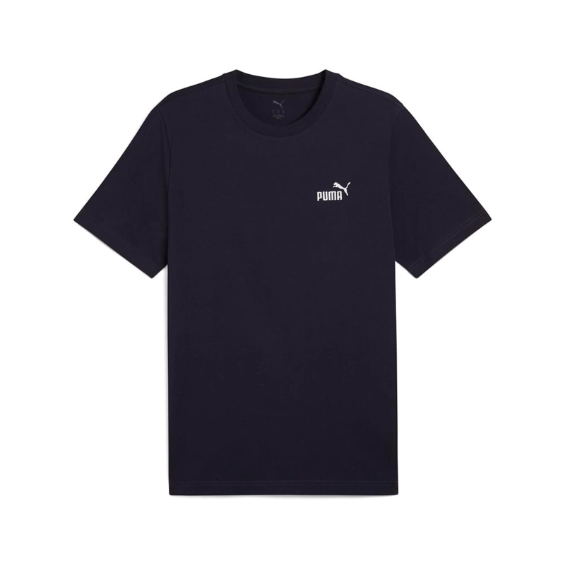 POLO DEPORTIVO HOMBRE PUMA MANGA CORTA ESSENTIALS SMALL N1 LOGO TEE ALGODÓN AZUL - 4