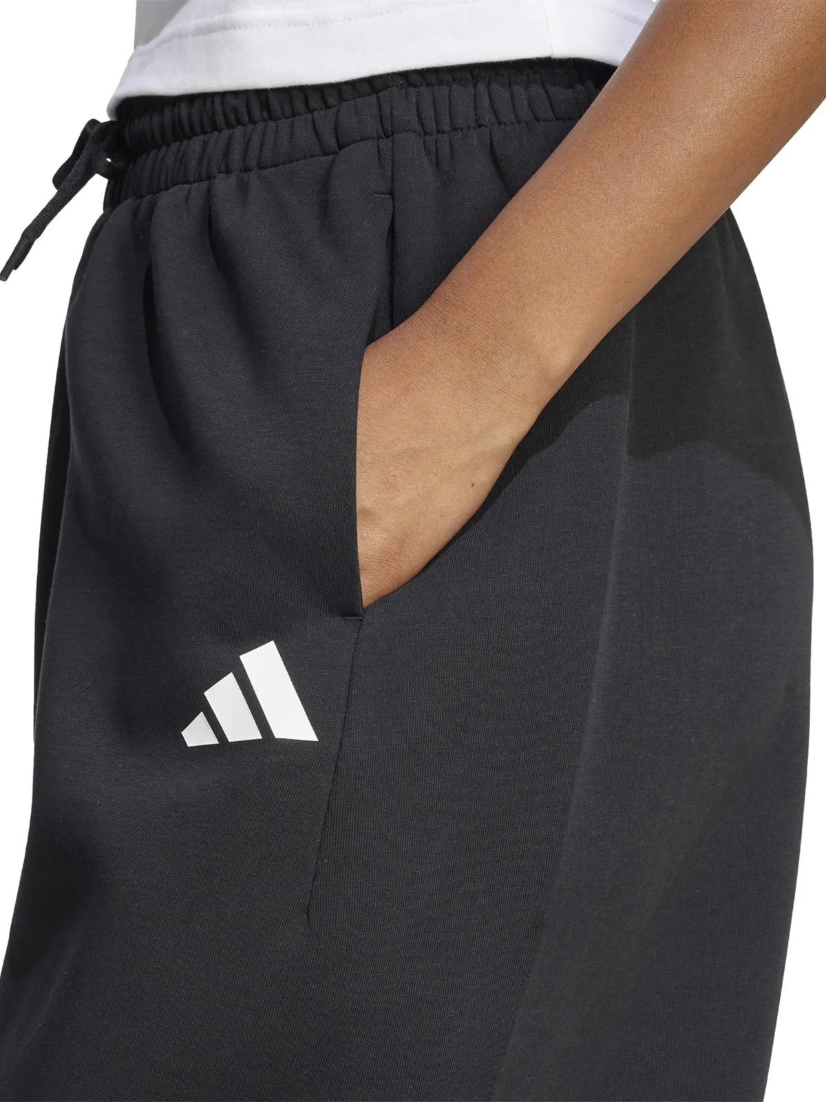 PANTALÓN TRAINING MUJER ADIDAS FUTURE ICONS THREE STRIPES PARACHUTE NEGRO - 3