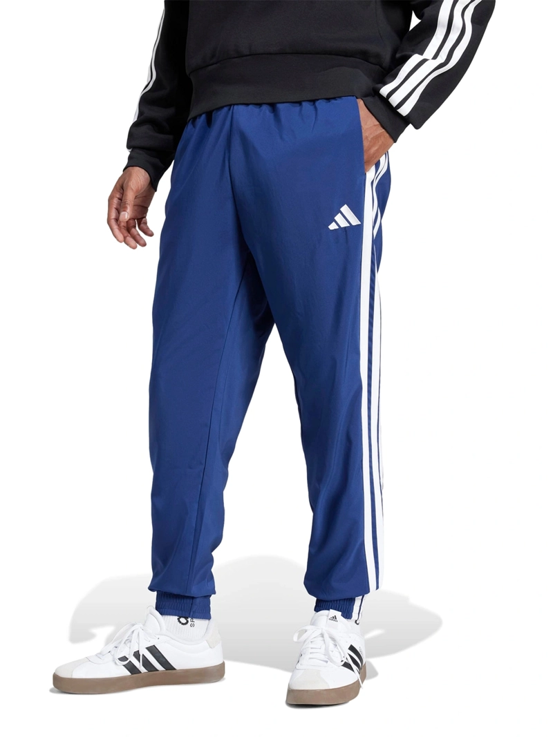 PANTALÓN BUZO DEPORTIVO HOMBRE ADIDAS ESSENTIALS 3 TIRAS TEJIDO - 1