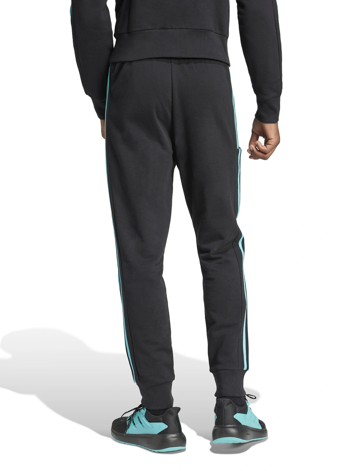 PANTALÓN HOMBRE ADIDAS DEPORTIVO DC BRACKLEY ALGODÓN NEGRO - 3