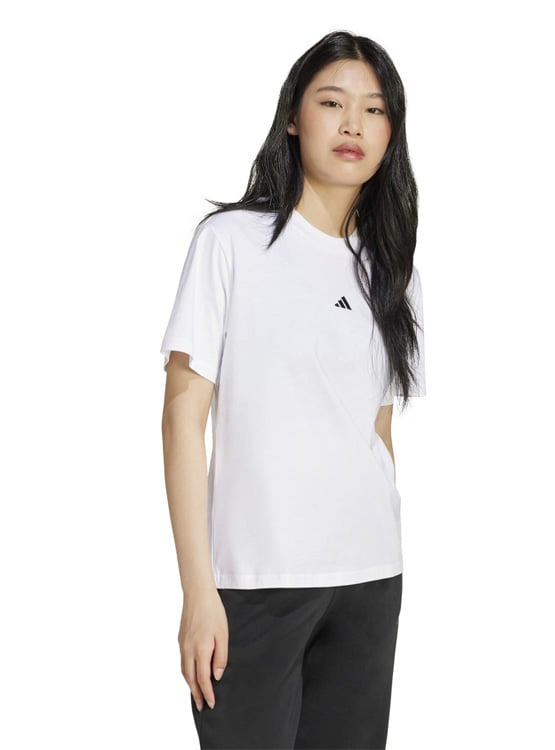 CAMISETA DEPORTIVA MUJER ADIDAS ESSENTIALS ALGODÓN BLANCO - 3