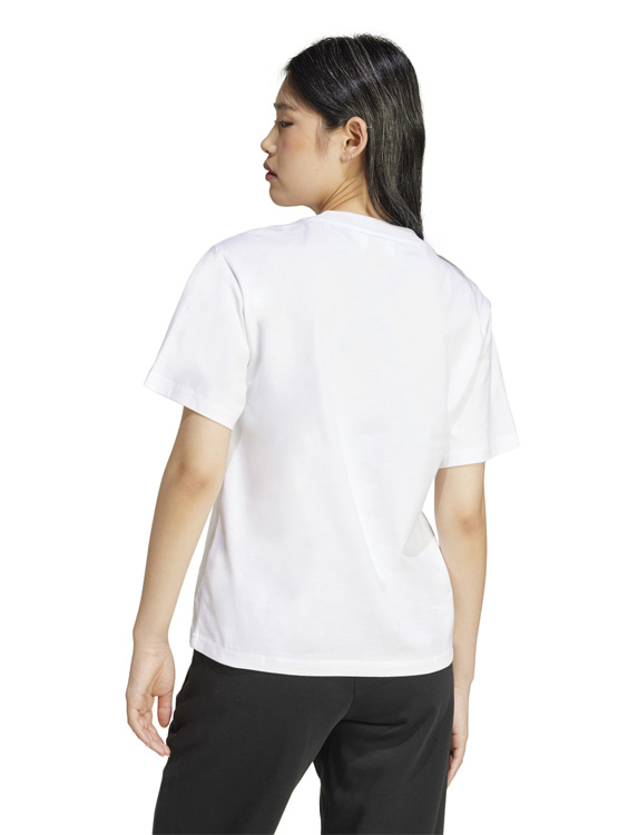 CAMISETA DEPORTIVA MUJER ADIDAS ESSENTIALS ALGODÓN BLANCO - 2