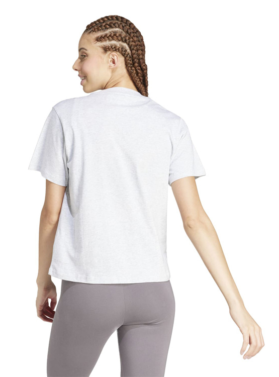 CAMISETA MUJER ADIDAS ESSENTIALS ALGODÓN GRIS - 2