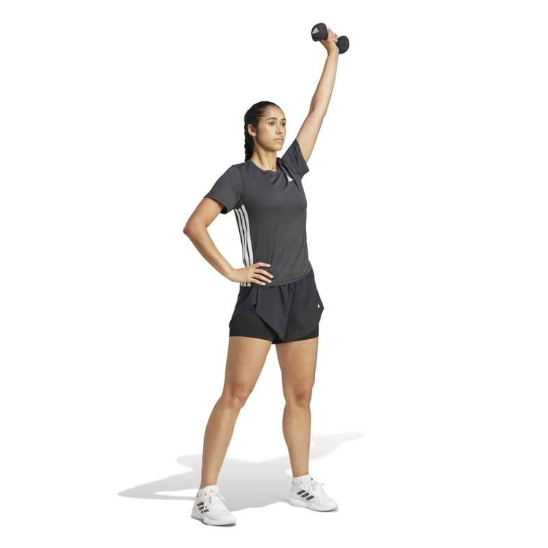 CAMISETA DEPORTIVA MUJER ADIDAS WORKOUT ESSENTIALS JH1392 NEGRO - 5
