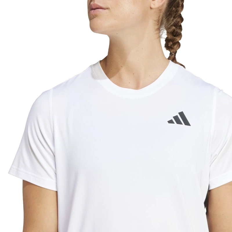 POLO DEPORTIVO MUJER ADIDAS WORKOUT BLANCO ESSENTIALS - 5