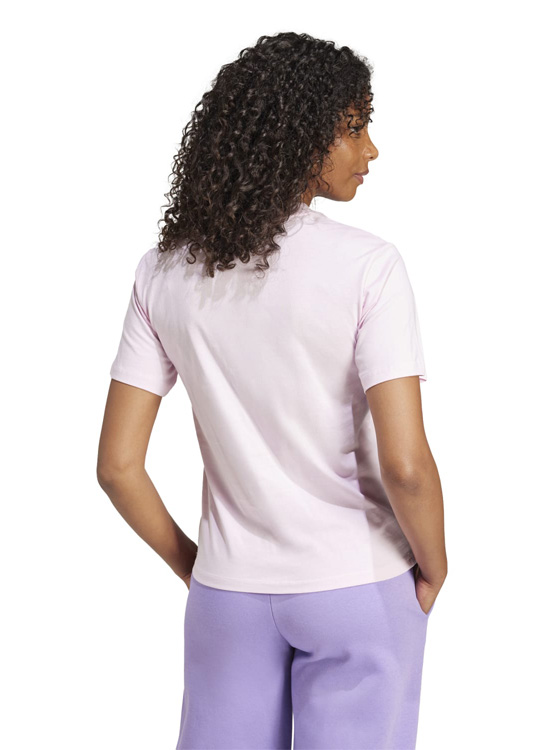CAMISETA DEPORTIVA MUJER ADIDAS ESSENTIALS ALGODÓN ROSADO - 2