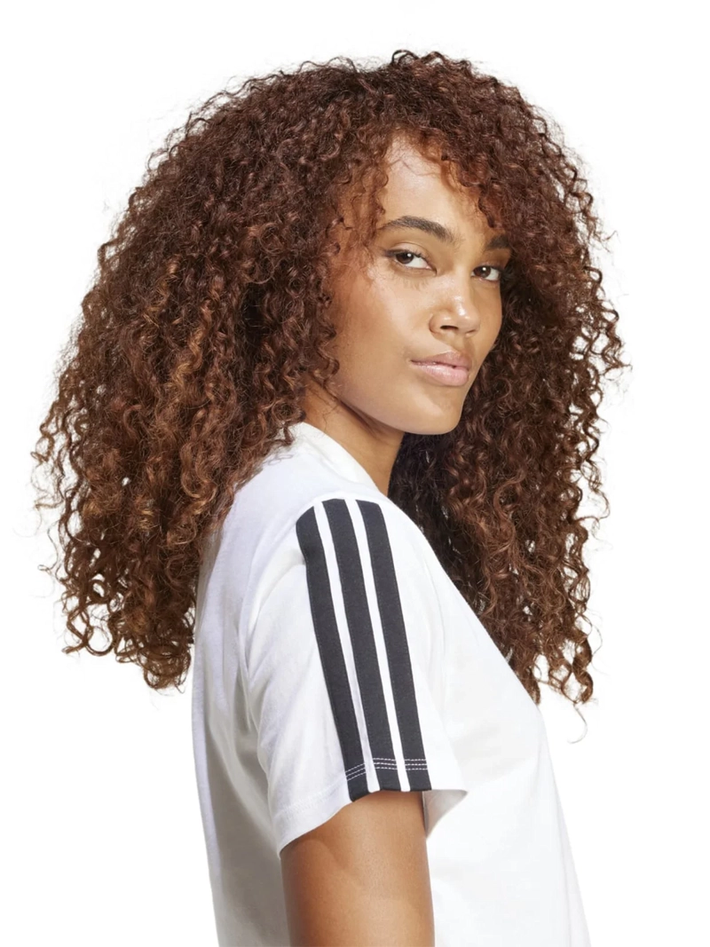POLO DEPORTIVO MUJER ADIDAS TRAINING ESSENTIALS JM2394 ALGODÓN BLANCO - 3