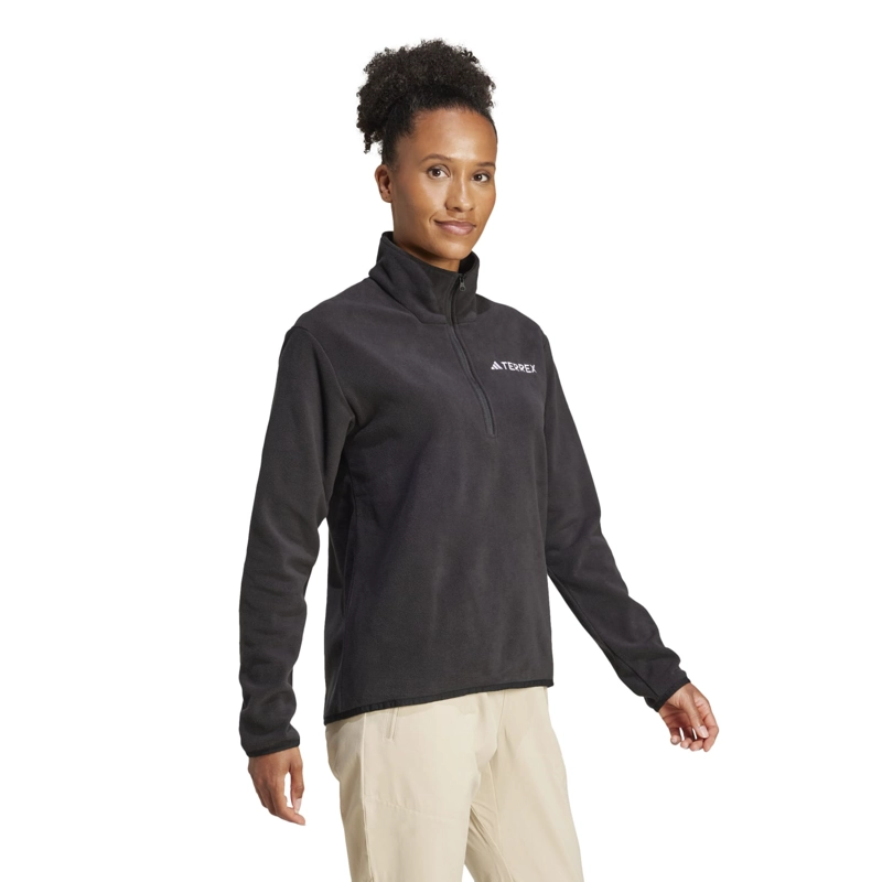 POLERA DEPORTIVA MUJER ADIDAS SENDERISMO MIDLAYERS JP0788 POLAR NEGRO - 3