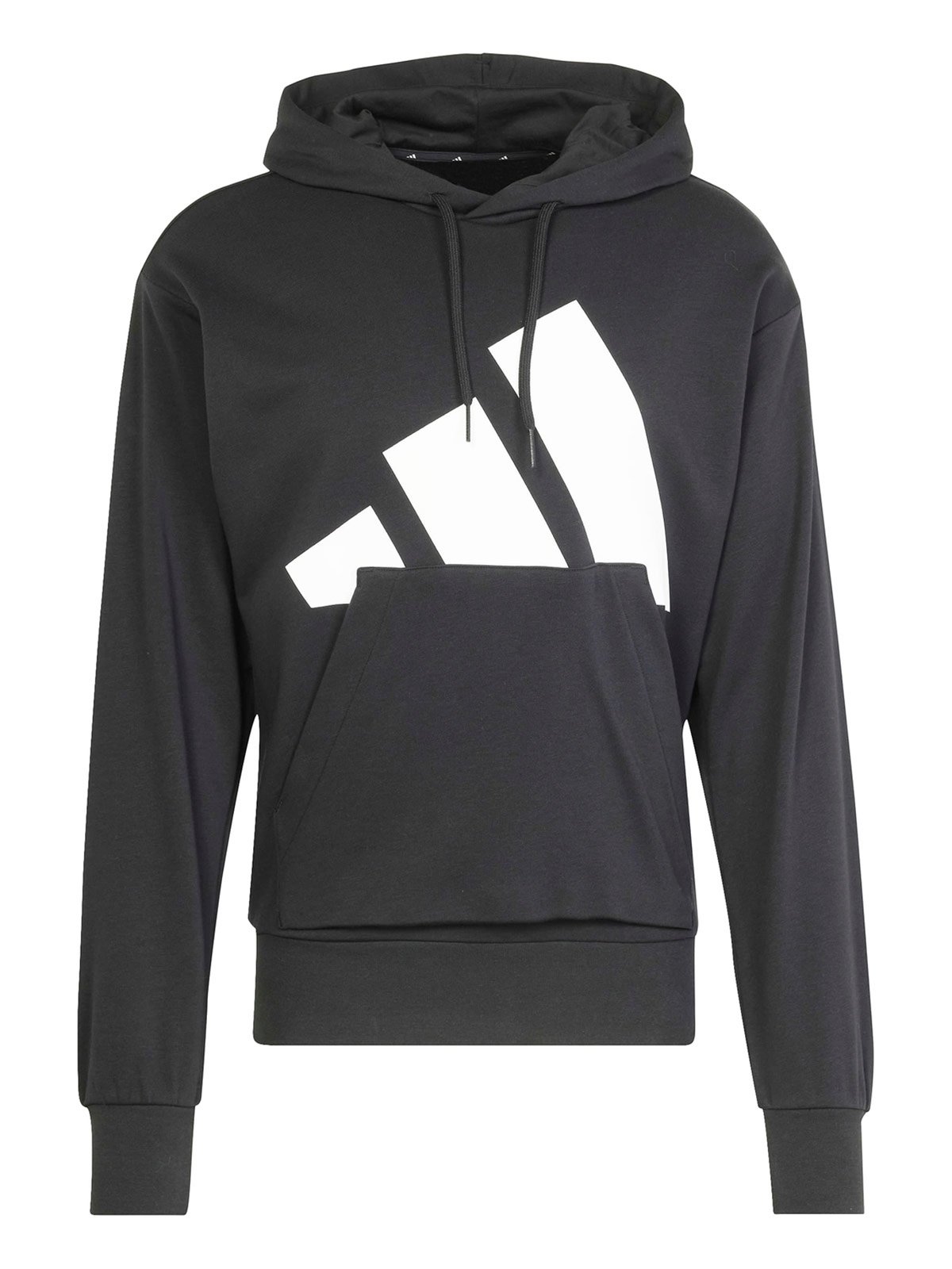 POLERA TRAINING HOMBRE ADIDAS ESSENTIALS BIG LOGO FRENCH TERRY NEGRO - 5