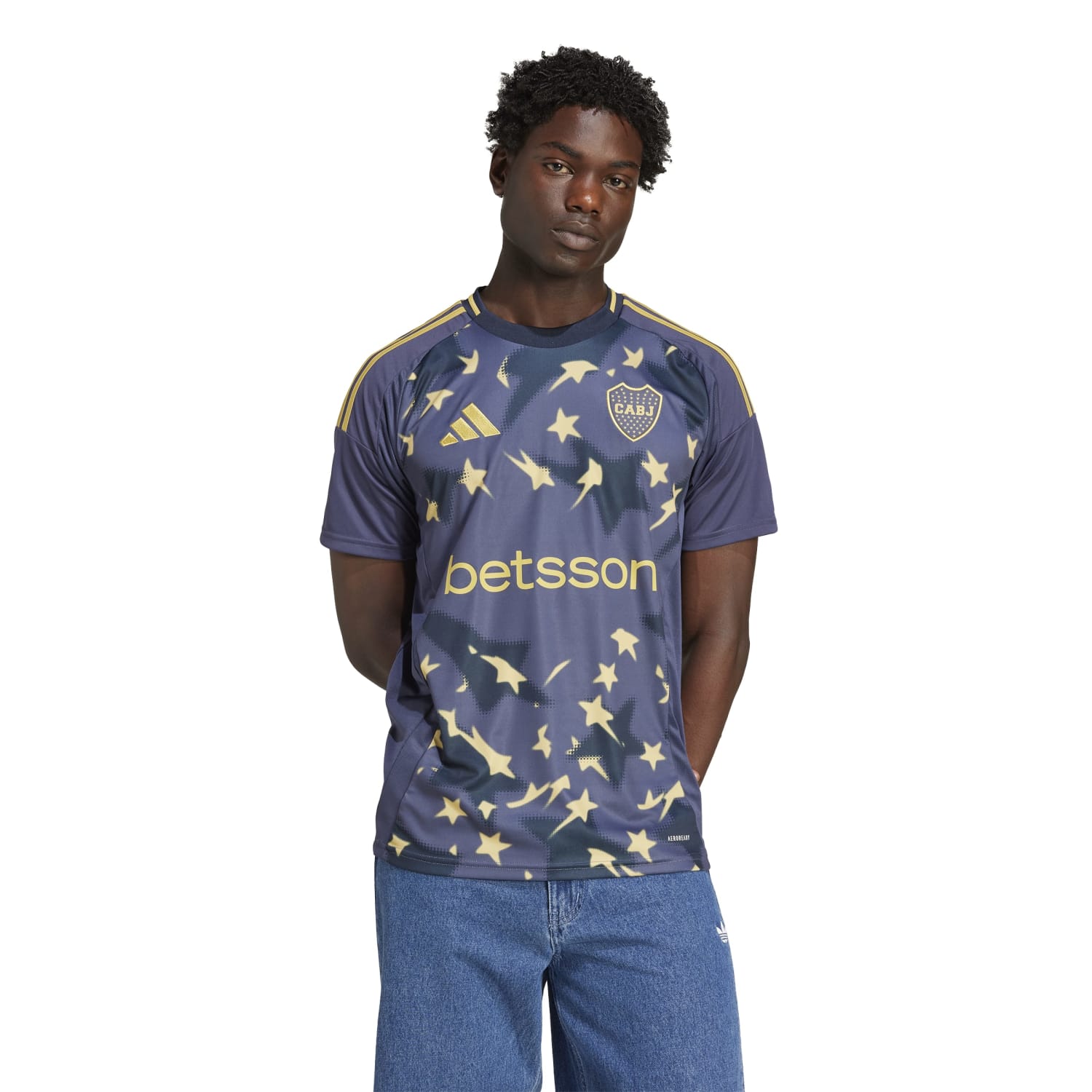 CAMISETA FÚTBOL HOMBRE ADIDAS BOCA JUNIORS AZUL - 1