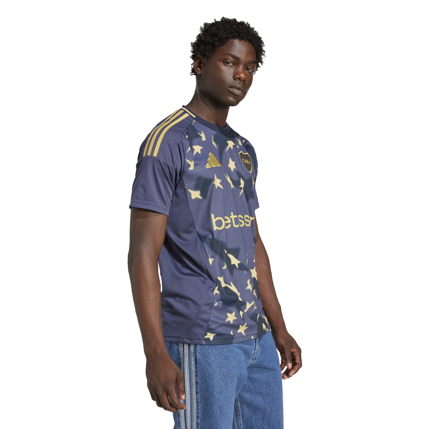 CAMISETA FÚTBOL HOMBRE ADIDAS BOCA JUNIORS AZUL - 3
