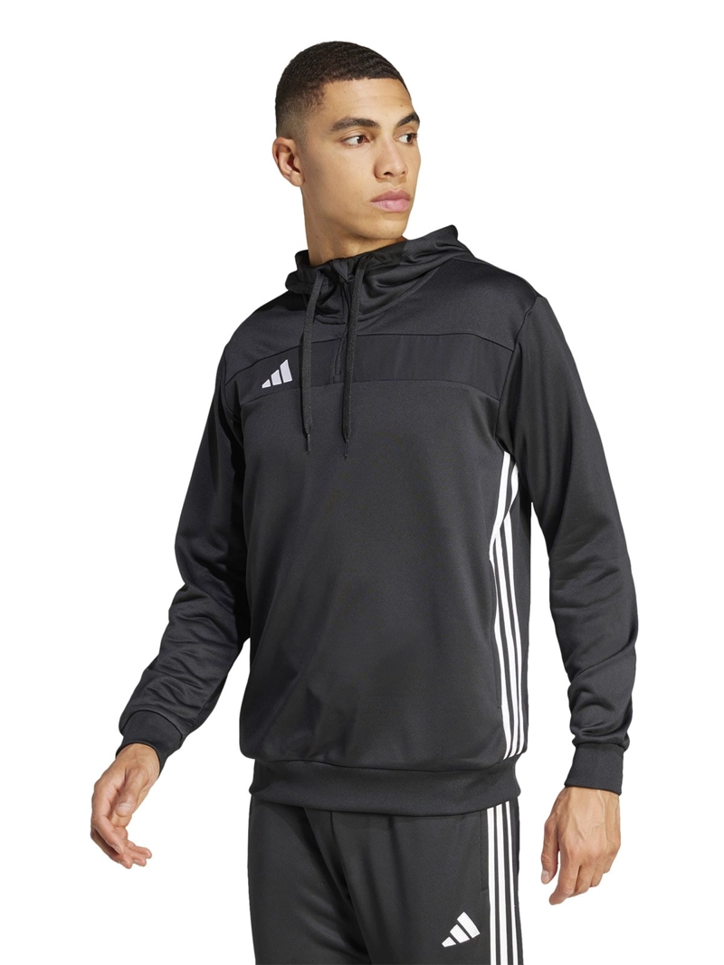 POLERA FÚTBOL HOMBRE ADIDAS TIRO25 ESSENTIALS SWEAT HOODIE NEGRO - 4