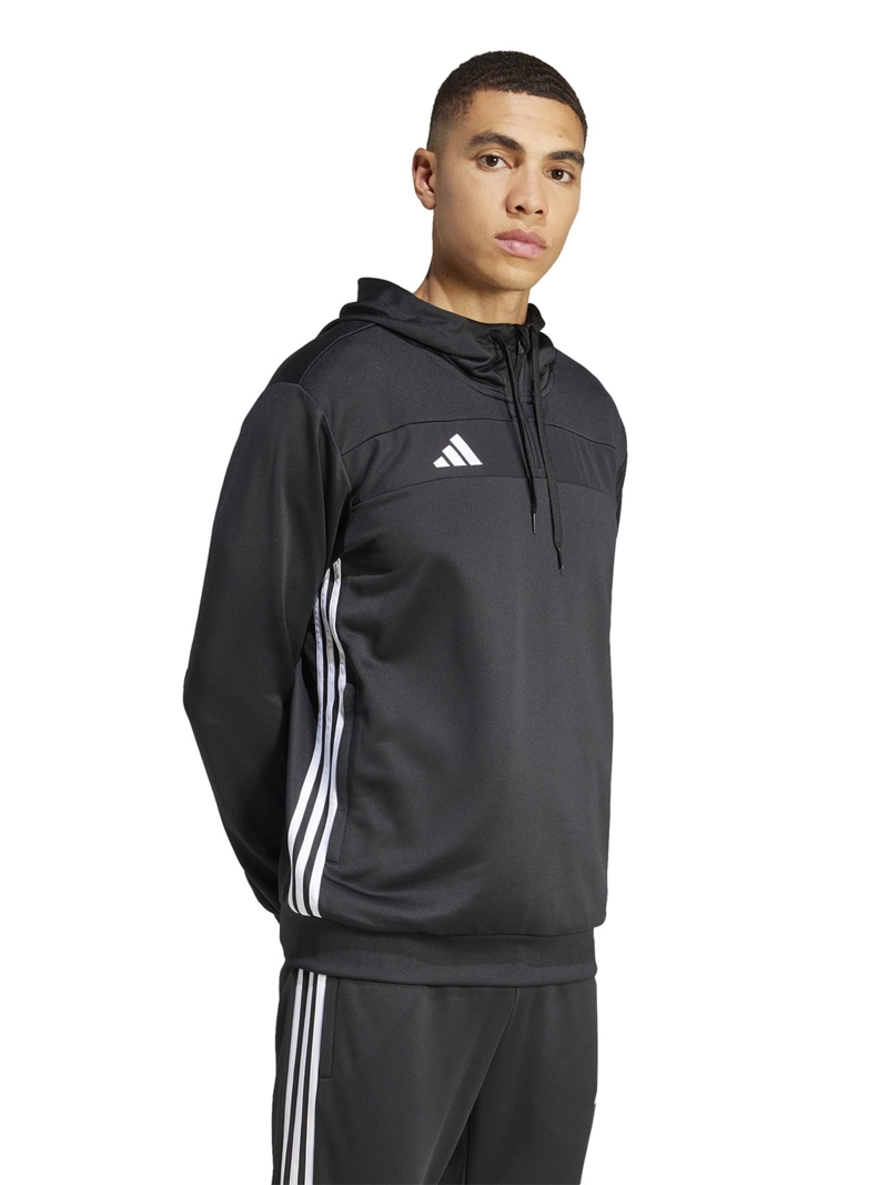 POLERA FÚTBOL HOMBRE ADIDAS TIRO25 ESSENTIALS SWEAT HOODIE NEGRO - 1