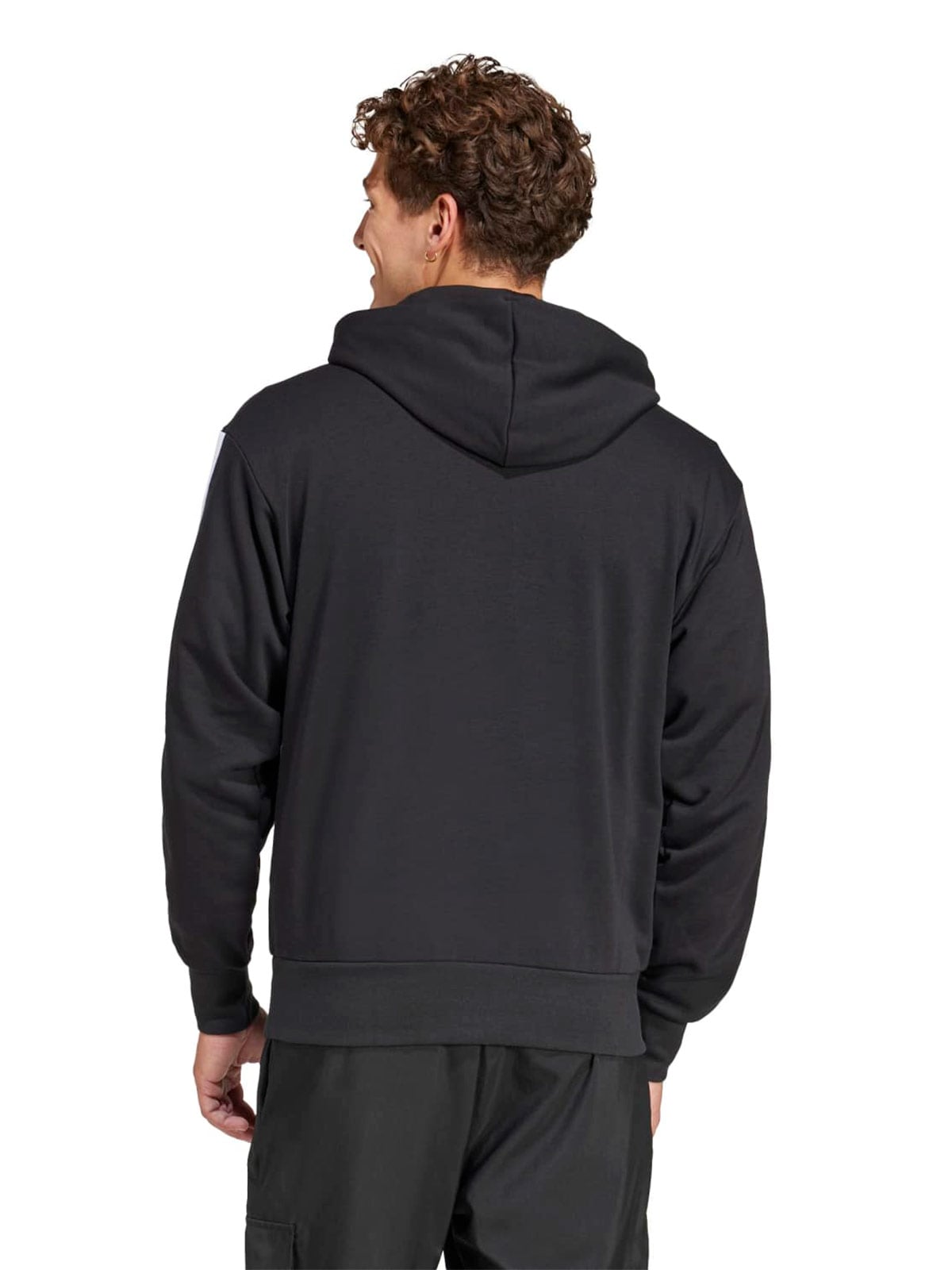 POLERÓN CON CAPUCHA HOMBRE ADIDAS ESSENTIALS 3 TIRAS - 2